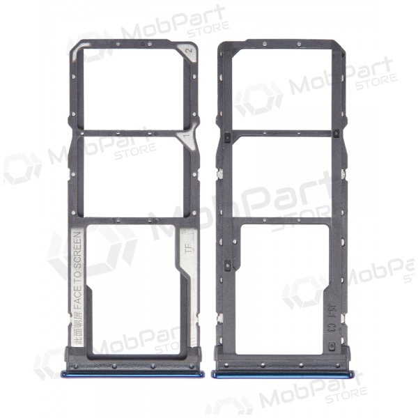 Soporte para tarjeta SIM Xiaomi Redmi Note 8, Redmi Note 8 2021 (azul)