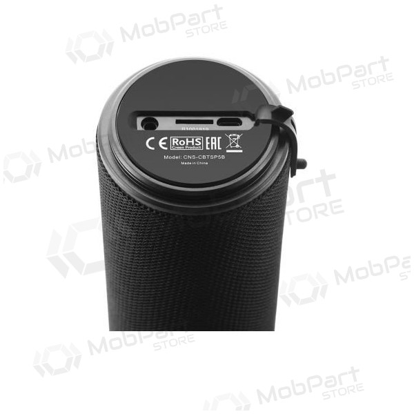 Altavoz portátil Bluetooth CANYON CNS-CBTSP5 (MicroSD, AUX, BT V5.0, 1200mAh) (negro)