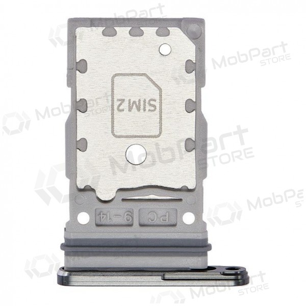 Samsung S918 Galaxy S23 Ultra Dual Titular de la tarjeta SIM (verde) (service pack) (original)