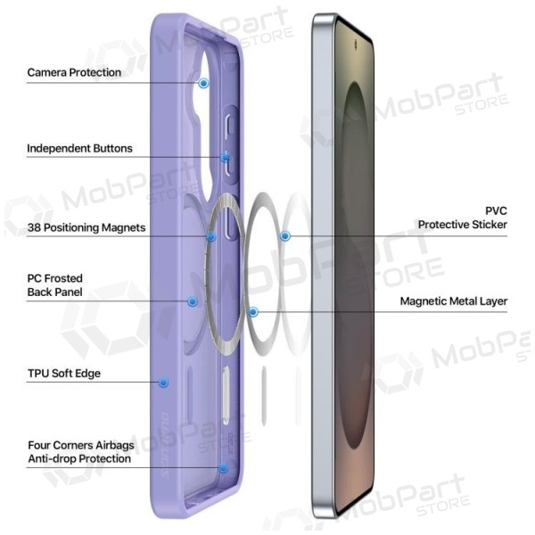Funda para Samsung Galaxy S26+ -Dux Ducis Yind MagSafe- (violeta)