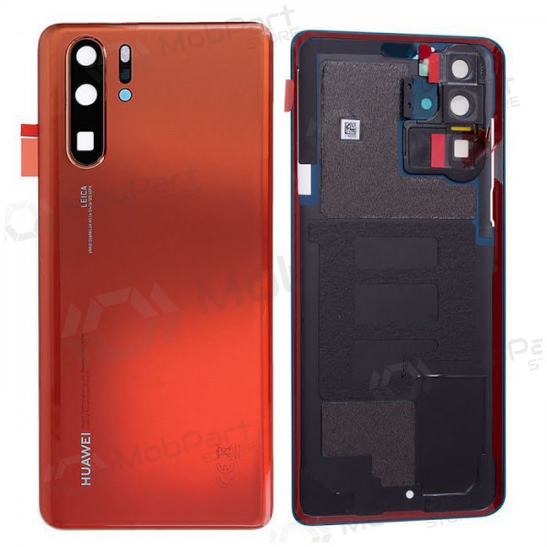 Huawei P30 Pro tapa trasera de la batería rojo (Amber Sunrise) (usada grade B, original)