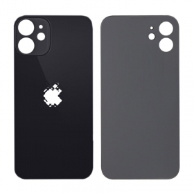 Apple iPhone 12 mini tapa trasera de la batería (negro) (bigger hole for camera)