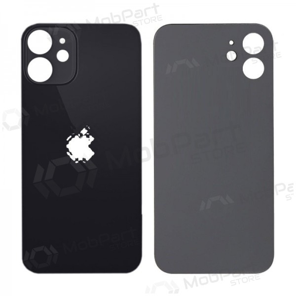 Tapa trasera para Apple iPhone 12 mini (negra)