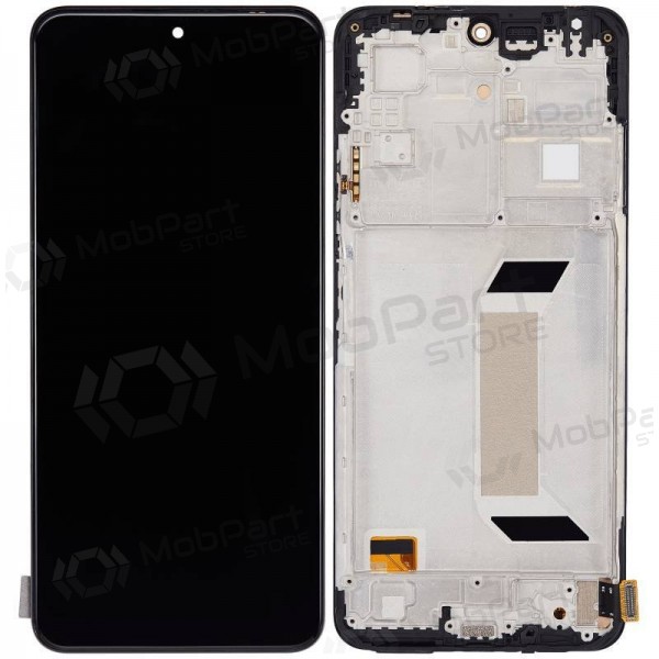 Pantalla Xiaomi Redmi Note 12 5G, Poco X5 5G (negra) (con marco) (OLED)