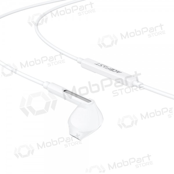 Auriculares con cable Acefast L14 USB-C blancos