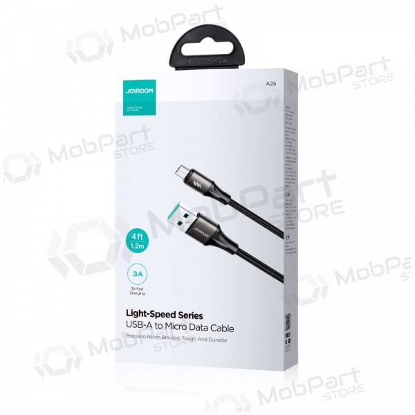 USB cable Joyroom SA25-AM3 USB to MicroUSB 3A 1.2m negro
