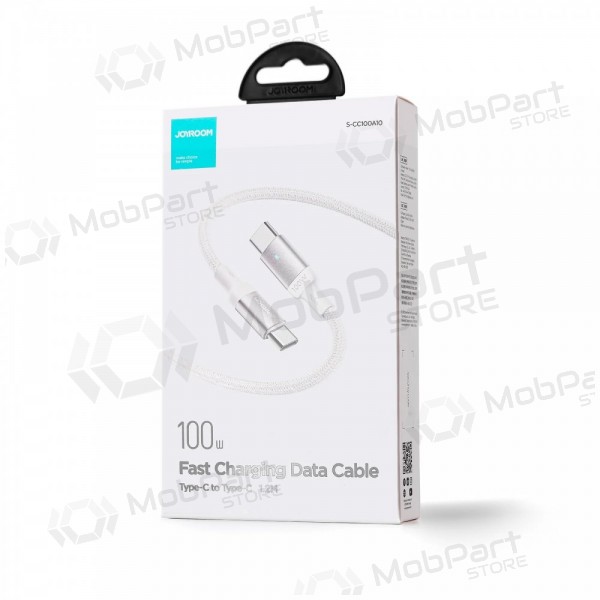 USB cable Joyroom S-CC100A10 Type-C to Type-C 100W 1.2m blanco