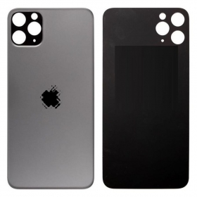 Apple iPhone 11 Pro Max tapa trasera de la batería gris (space grey) (bigger hole for camera)