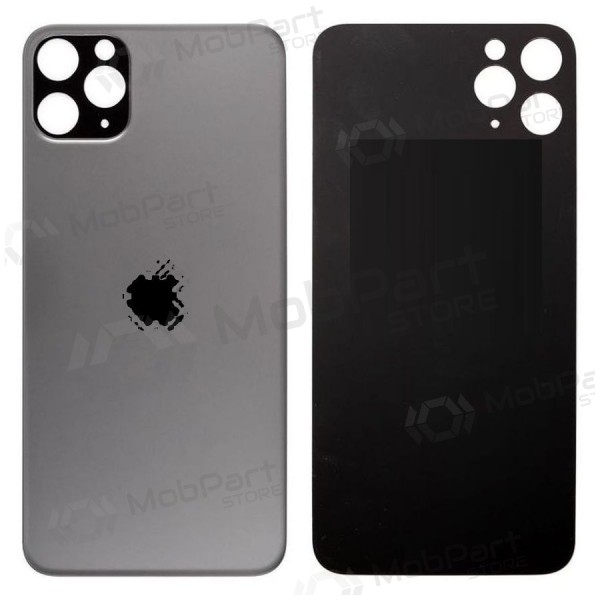 Apple iPhone 11 Pro Max tapa trasera de la batería gris (space grey) (bigger hole for camera) Apple iPhone 11 Pro Max tapa trasera de la batería gris (space grey) (bigger hole for camera)