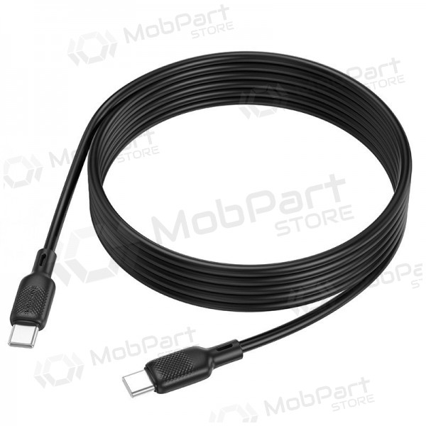 USB cable Borofone BX113 60W USB-C to USB-C 2.0m negro