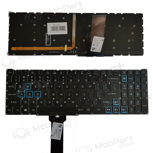 ACER PH315-52, PH317-53, PH317-53-7777 teclado (US) (con iluminación) ACER PH315-52, PH317-53, PH317-53-7777 teclado (US) (con iluminación)