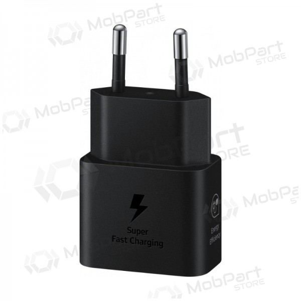 Cargador original Samsung EP-T2510NBEGEU 25W en el paquete negro