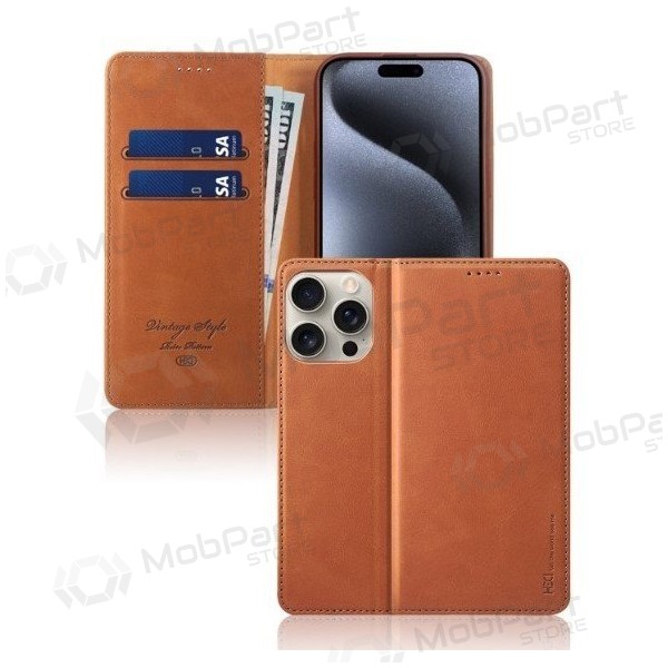 Funda Samsung Galaxy A57 - HDD Magnetic Wallet Case (marrón)