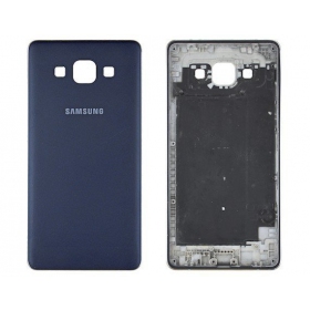 Samsung A500 Galaxy A5 tapa trasera de la batería (azul / negro) (usada grade C, original)