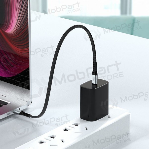 Cable USB-C Dudao L10C USB-C a USB-C 0.23 m 100 W negro