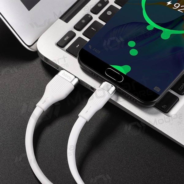 USB cable HOCO U72 lightning 1.2m silicone blanco USB cable HOCO U72 lightning 1.2m silicone blanco