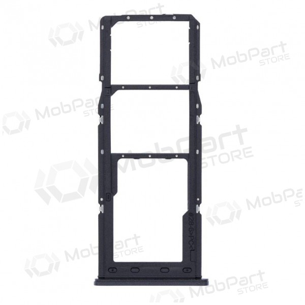 Samsung Galaxy A125 A12 / A127 A12S Titular de la tarjeta SIM (negro) (service pack) (original)