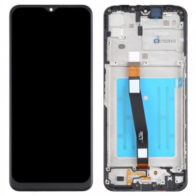 Samsung Galaxy A22 5G pantalla (negro) (con un marco) (original)
