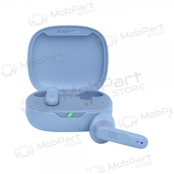 Auriculares inalámbricos con micrófono JBL Wave Flex TWS Bluetooth azules