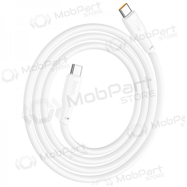 USB cable Hoco X93 60W USB-C to USB-C 2.0m blanco