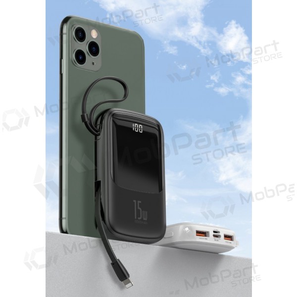 Batería externa Power Bank Baseus Q Pow With Type-C Cable 10000mAh negro PPQD-A01