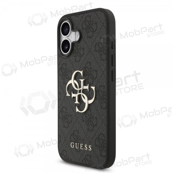Funda para Apple iPhone 17 - Guess PU 4G Metal Logo (gris)