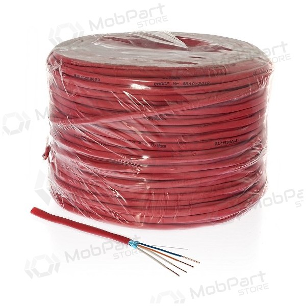 Cable apantallado resistente al fuego Bitner YnTKSYekw 2x0.8mm (500m, eca, monolítico)