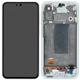 Samsung Galaxy A56 pantalla (gris) (con un marco) (refurbished)