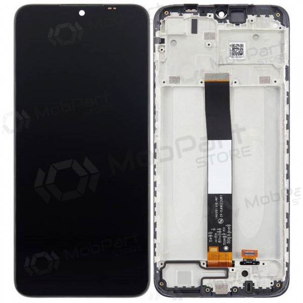 Xiaomi Redmi 9A / 9C / 9AT / 10A pantalla (negro) (con un marco) (Premium) Xiaomi Redmi 9A / 9C / 9AT / 10A pantalla (negro) (con un marco) (Premium)