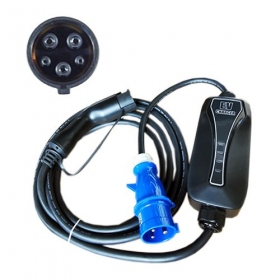 Elektromobilio nešiojamas cargador Type 1 - CEE, 6-32A, 7.2kW, 1-fazė, 5m