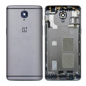 OnePlus 3 / 3T tapa trasera de la batería gris (Gunmetal) (usada grade B, original)