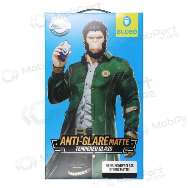 Protector de pantalla Apple iPhone 18 Pro - 5D Mr. Monkey Glass (Strong Matte)
