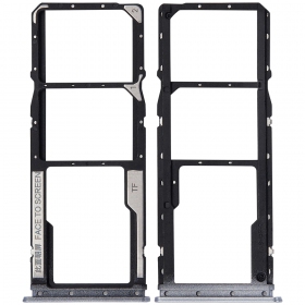 Soporte de tarjeta SIM Xiaomi Redmi 10 5G (plateado)