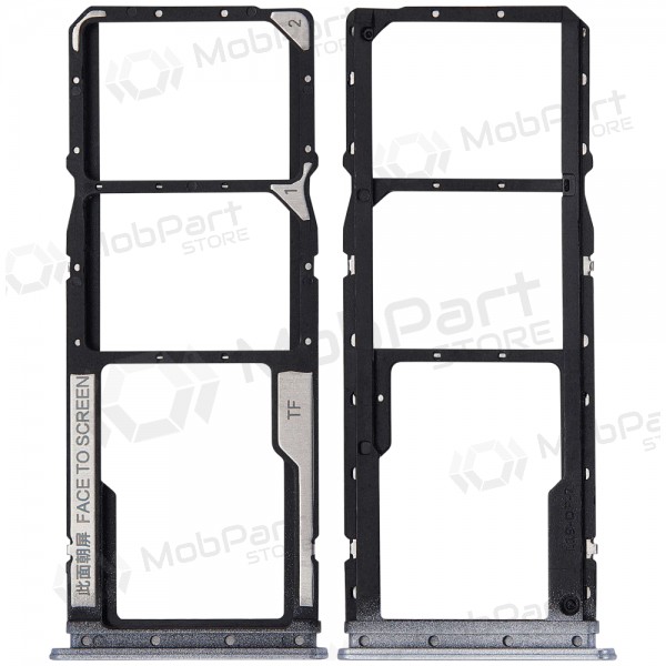 Soporte de tarjeta SIM Xiaomi Redmi 10 5G (plateado)