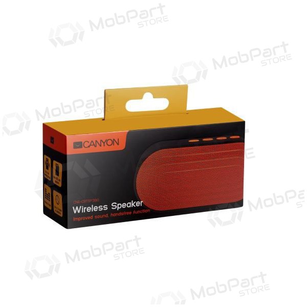Altavoz portátil Bluetooth CANYON CNE-CBTSP3BO (MicroSD, AUX, BT V4.2, 300mAh)