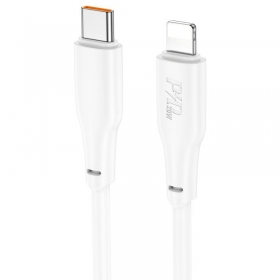 Cable Lightning Hoco X93 USB-C a Lightning 2 m PD 20 W blanco