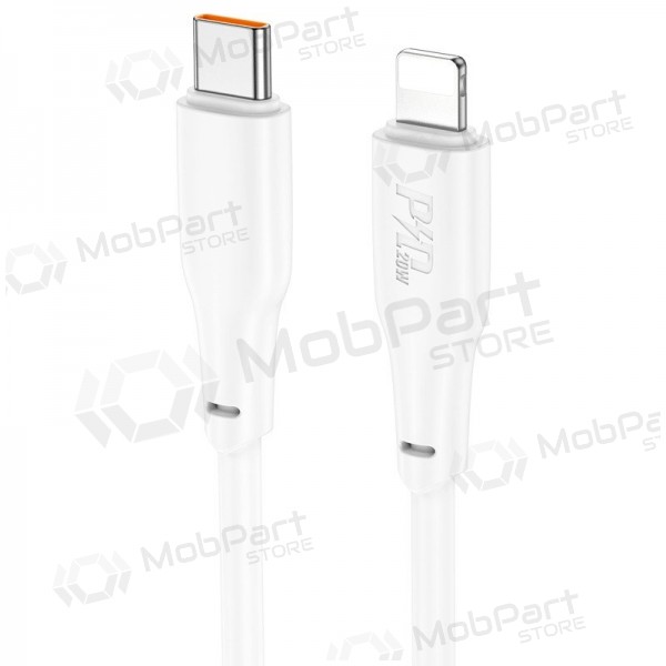 Cable Lightning Hoco X93 USB-C a Lightning 2 m PD 20 W blanco