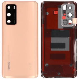 Tapa trasera para Huawei P40 (oro rosa) (original)