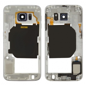 Samsung G920F Galaxy S6 marco interno (blanco) (usada Grade B, original)