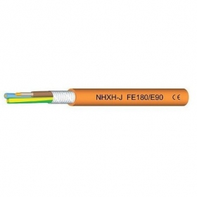 Cable de potencia Eupen NHXH FE-180/E90 5x1.5 mm² de cobre LSZH 1 kV