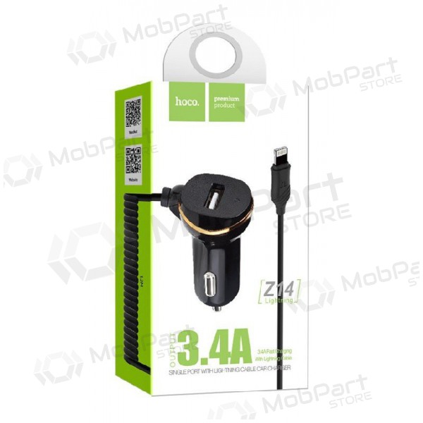 Cargador de coche HOCO Z14 USB + Cargador de coche HOCO Z14 USB +