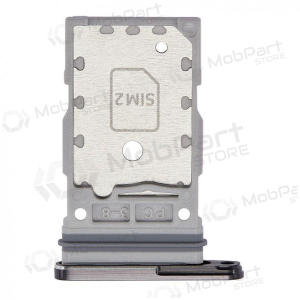 Samsung S918 Galaxy S23 Ultra Dual Titular de la tarjeta SIM (negro) (service pack) (original)