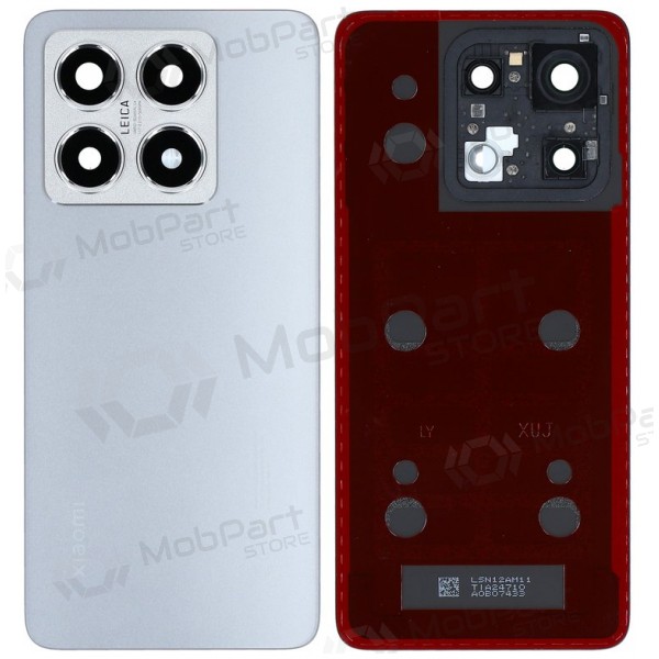 Tapa trasera para Xiaomi 14T 5G (gris) (Premium)