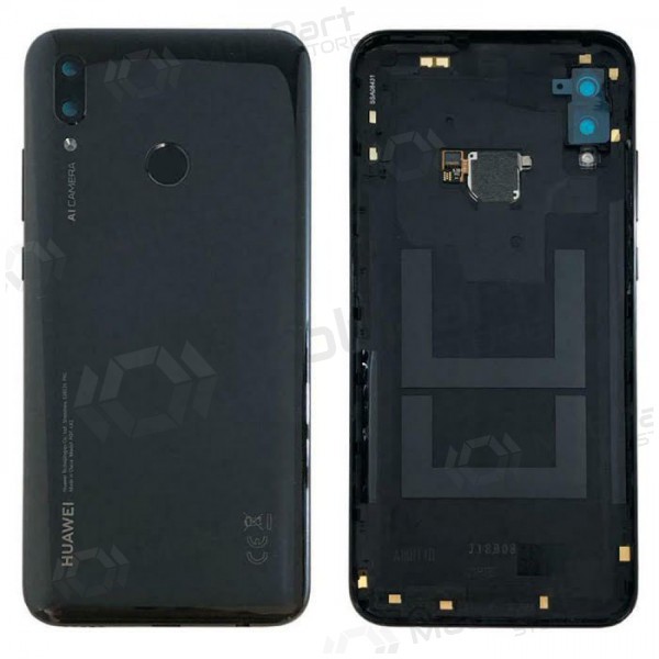 Huawei P Smart 2019 tapa trasera de la batería (negro) (usada grade B, original)