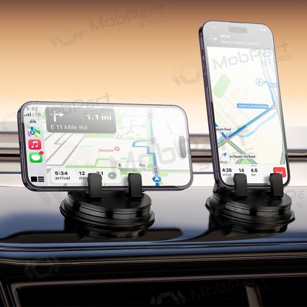 Soporte para teléfono de coche Hoco H55 (dashboard) negro