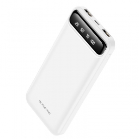 Batería externa Power Bank Borofone BJ14 Type-C microUSB 2*USB (2A) 10000mAh Blanco
