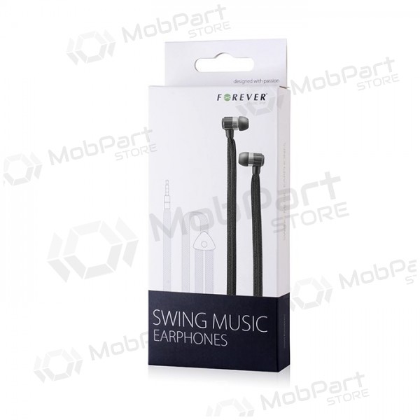 Manos libres Forever Swing Music 3,5mm (negro)