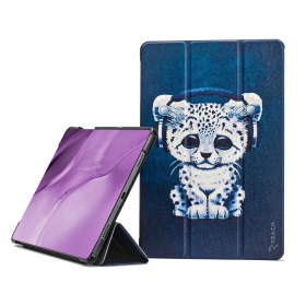 Funda para Samsung Galaxy Tab A9+, Tab A11+ - Smart Leather (sad cat)