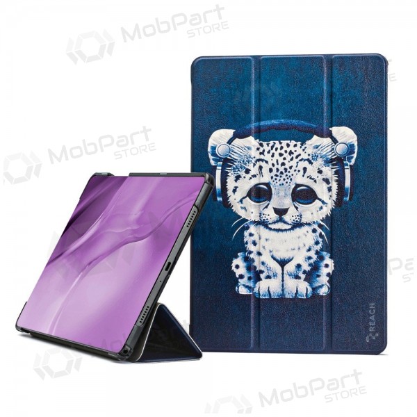 Funda para Samsung Galaxy Tab A9+, Tab A11+ - Smart Leather (sad cat)
