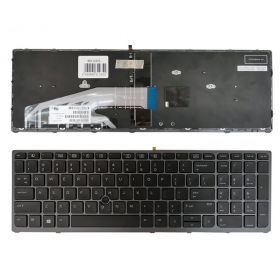 HP ZBook 15 G3, G4, 17 G3, G4 teclado (US) (con iluminación)